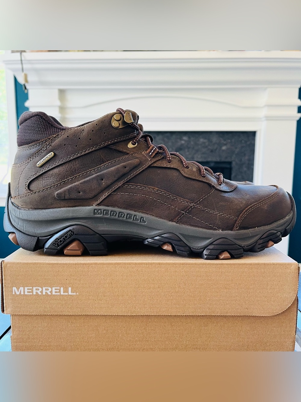 Merrell MOAB ADVENTURE 3 MID WATERPROOF Men's Hiking Boot Earth
